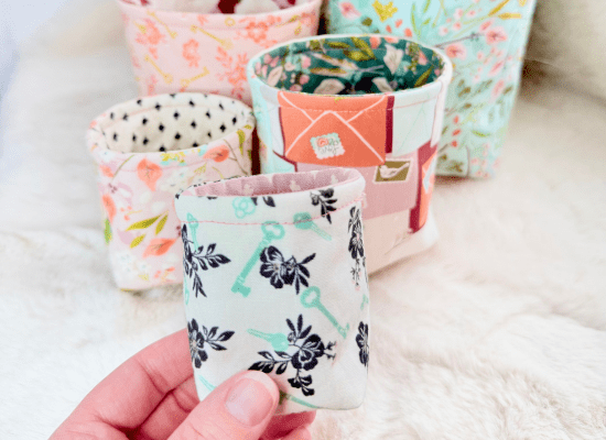 Nesting Fabric Baskets Sewing Pattern – Crafting with Clementine
